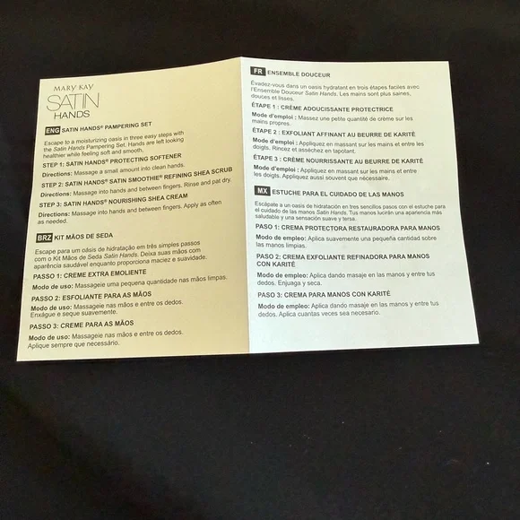 Mary Kay Satin Hands Pampering Set Fragrance Free - Picture 3 of 4